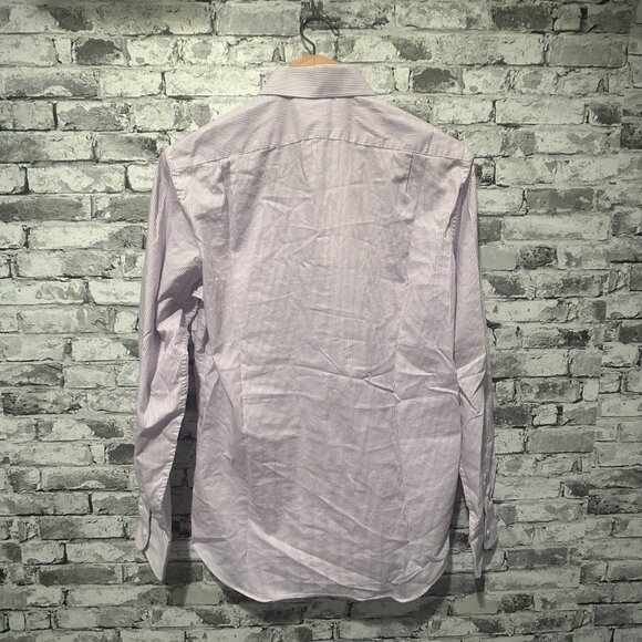 EUC J. Crew Men's  Button Down Long Sleeve Shirt Striped Size Medium - Picture 7 of 15